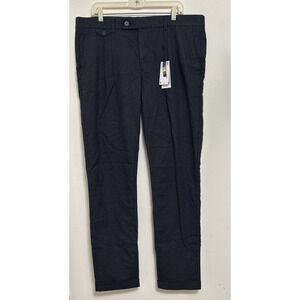 NWT Piombo Dress Pants Mens EU56 US40 Wool Cotton Chino Cuffed Hem Pleated